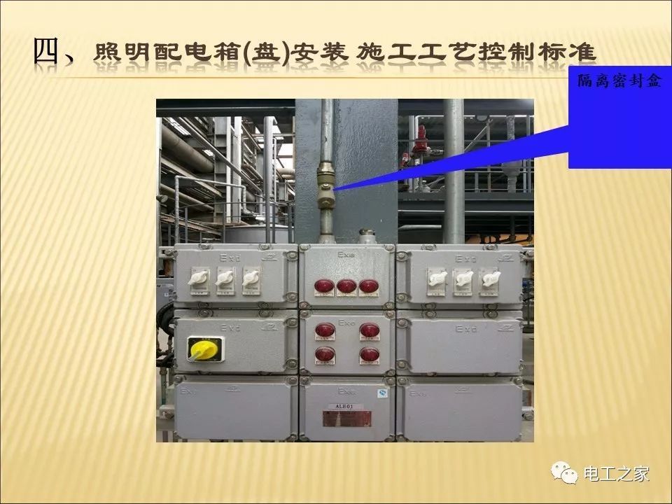 一條完成開關柜安裝,電纜橋架施工,電纜敷設及布線施工,照明配電箱施工