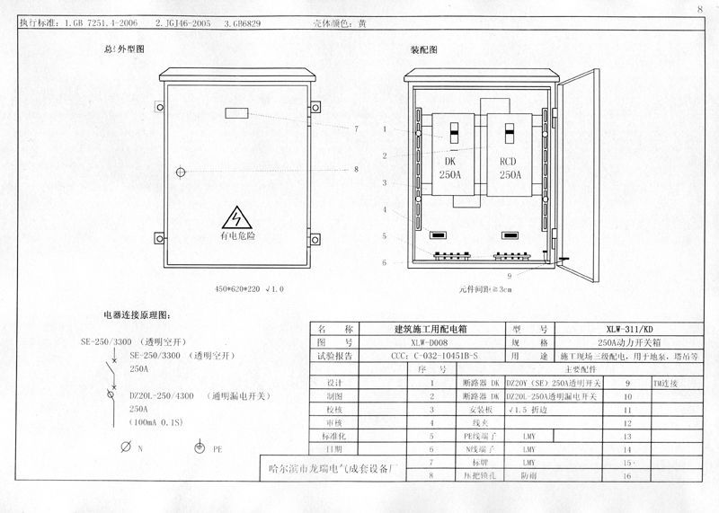 機電的！施工現場臨時用電配電箱(機柜)標準化配置圖集，只有這一個！